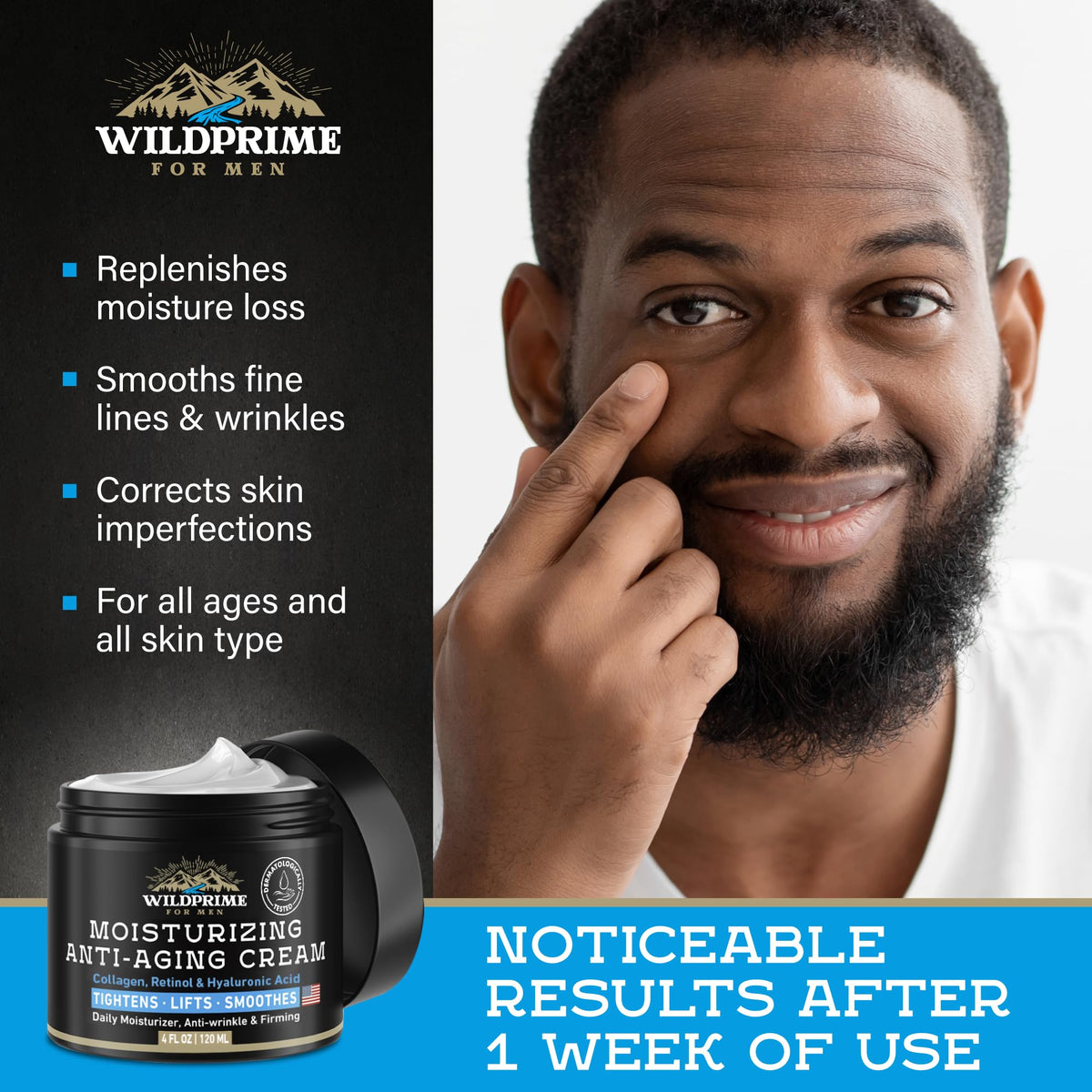 Utilisation de la crème WildPRIME après le rasage