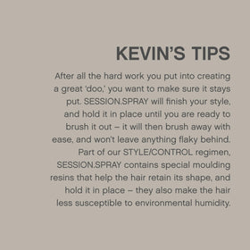 Utilisation de la laque fixante KEVIN.MURPHY sur cheveux bouclés