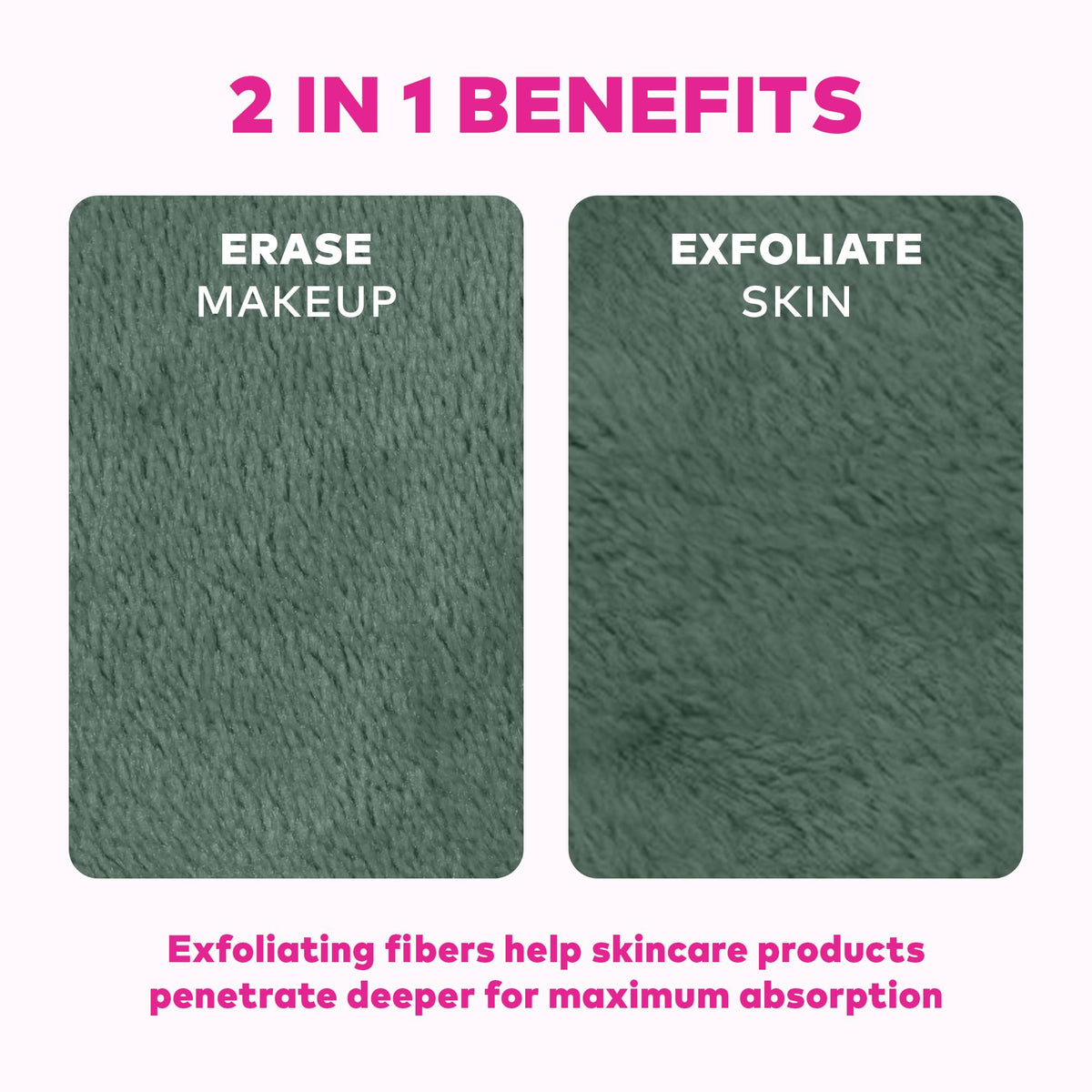 Utilisation de la lingette MakeUp Eraser pour enlever le maquillage