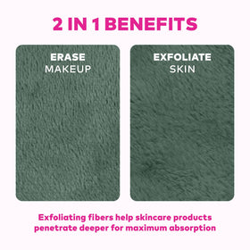 Utilisation de la lingette MakeUp Eraser pour enlever le maquillage
