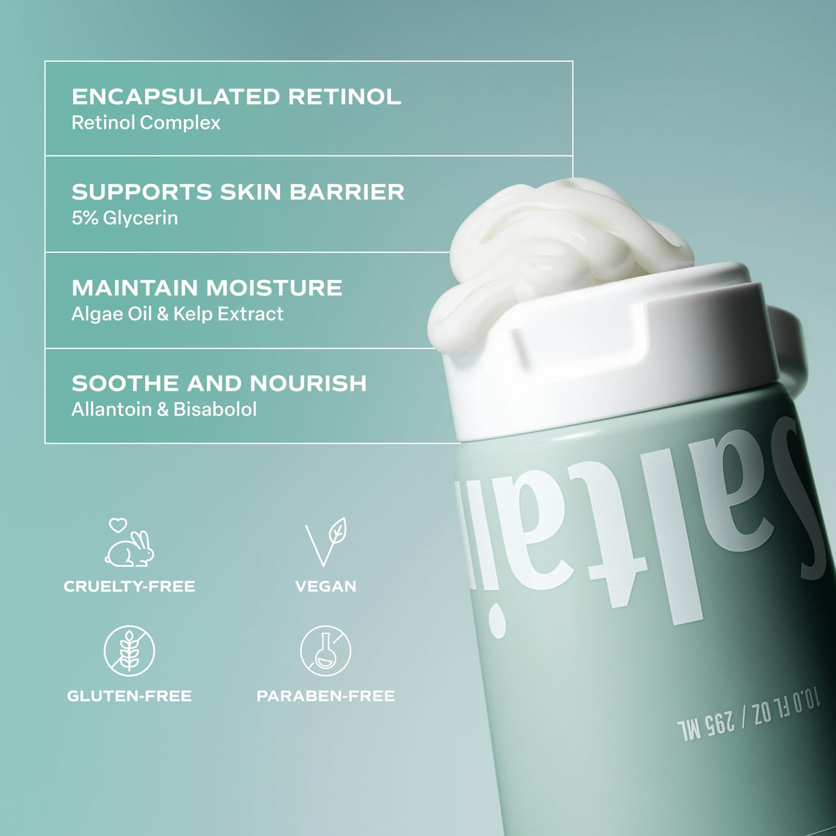 Utilisation de la lotion Saltair au rétinol dans une routine de soins