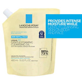 Utilisation de La Roche-Posay Lipikar AP+ dans la salle de bain