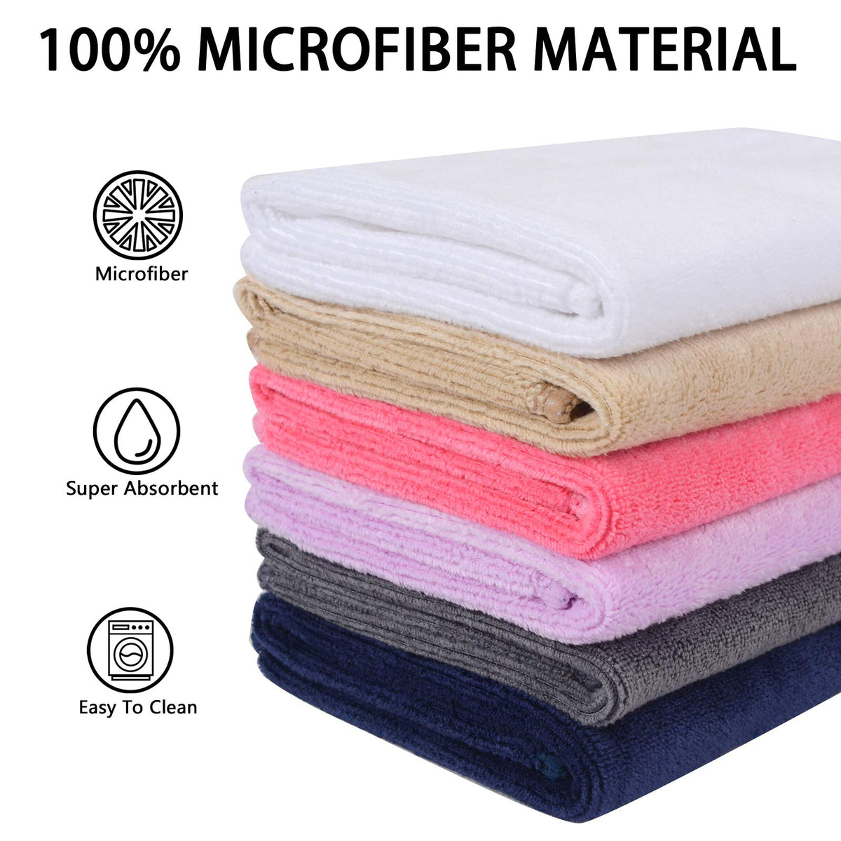Utilisation de la serviette en microfibre SINLAND pour démaquillage