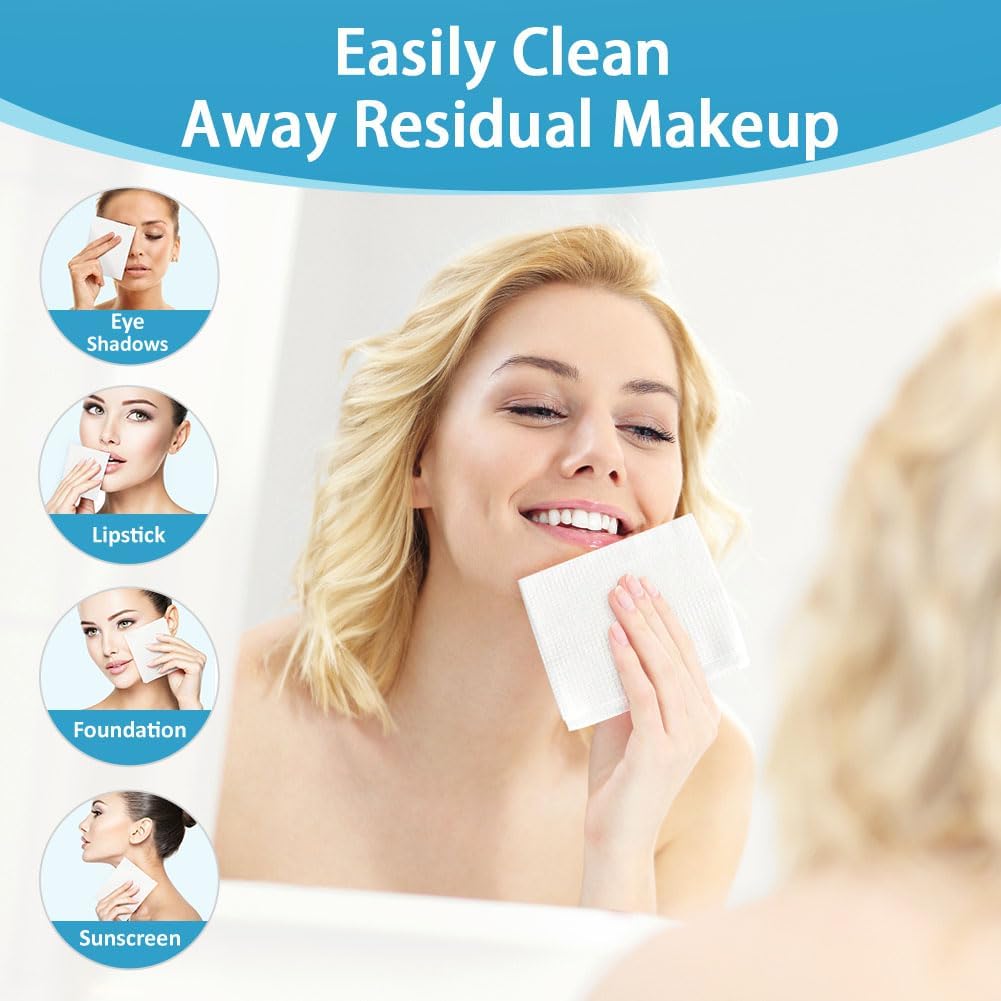 Utilisation de la serviette HOMEXCEL pour démaquillage
