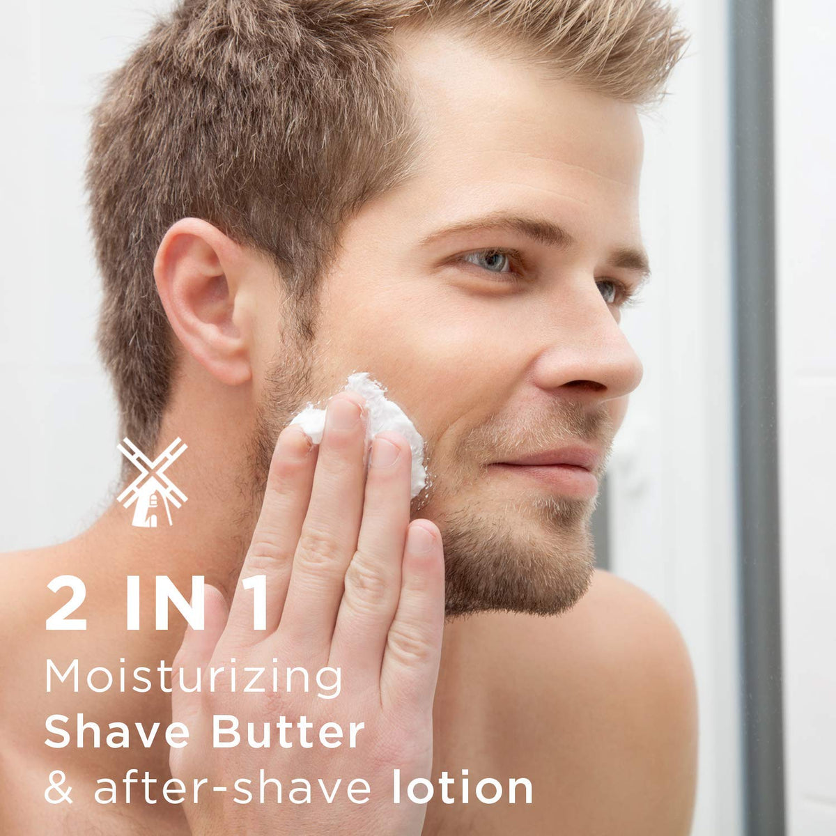 Utilisation de la Van Der Hagen Shave Butter lors du rasage