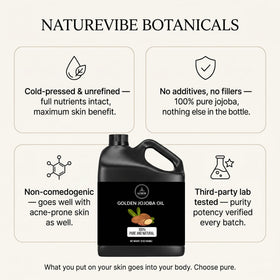 Utilisation de Naturevibe Huile de Jojoba pour cheveux