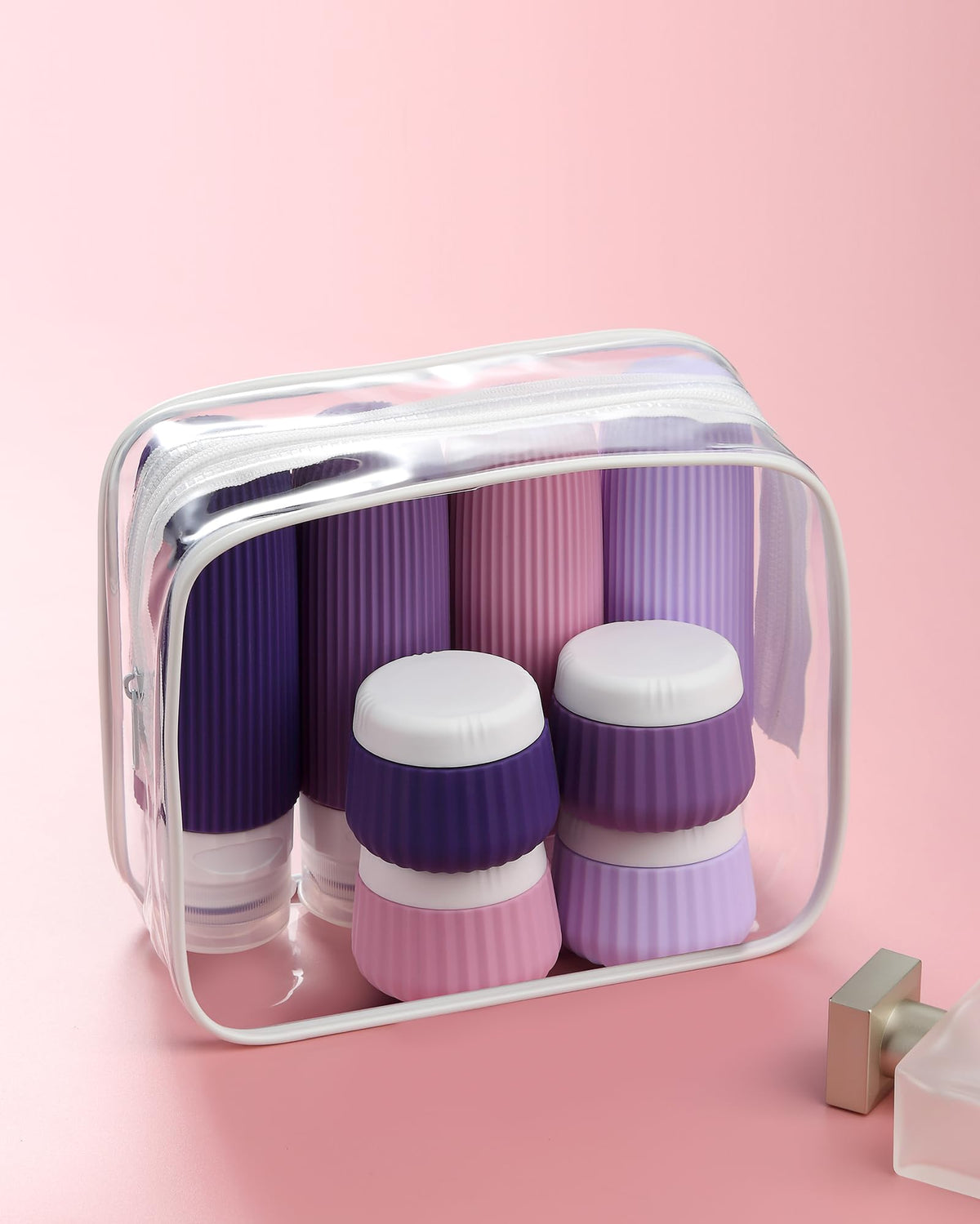 Utilisation des contenants pour shampooing et lotion