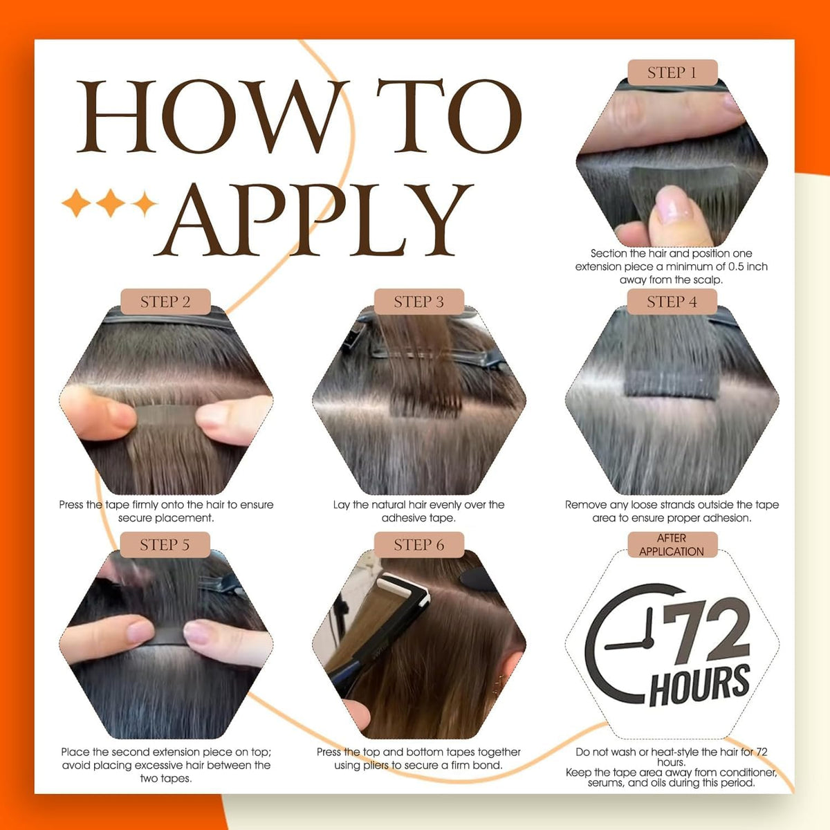 Utilisation des extensions de cheveux Full Shine lors d'un événement