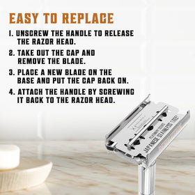 Utilisation des lames de rasoir SHAVING REVOLUTION sur une peau rasée
