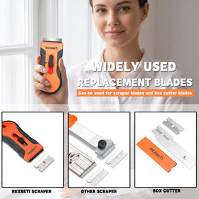 Utilisation des lames REXBETI pour enlever un autocollant