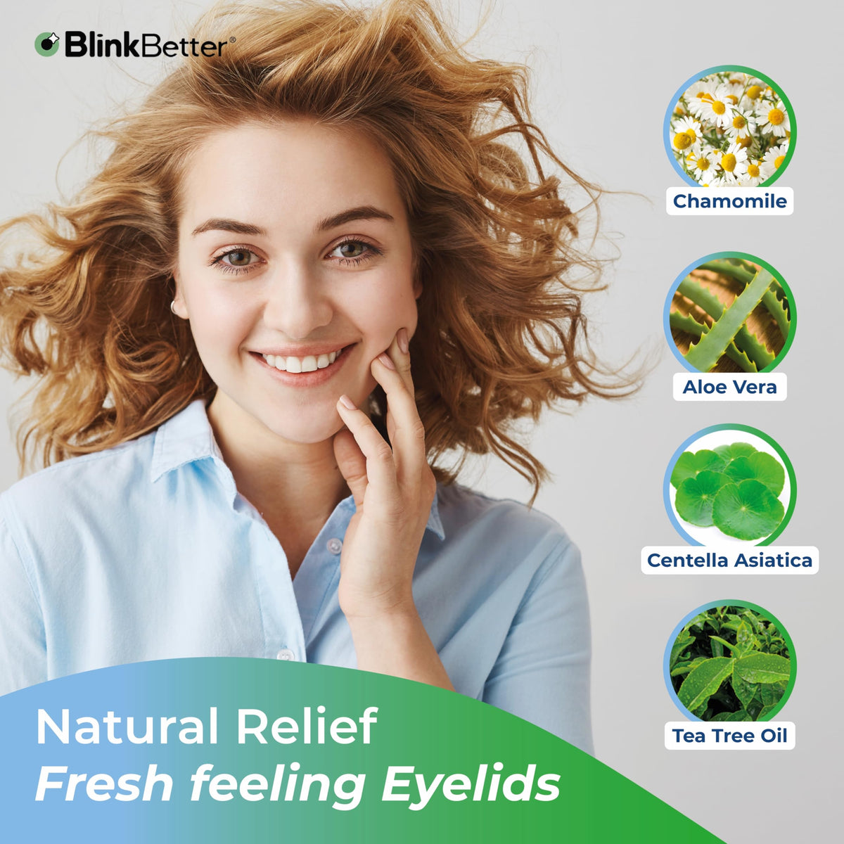 Utilisation des lingettes BlinkBetter pour un nettoyage des yeux