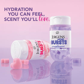 Utilisation des Lotion Bursts Jergens sur la peau