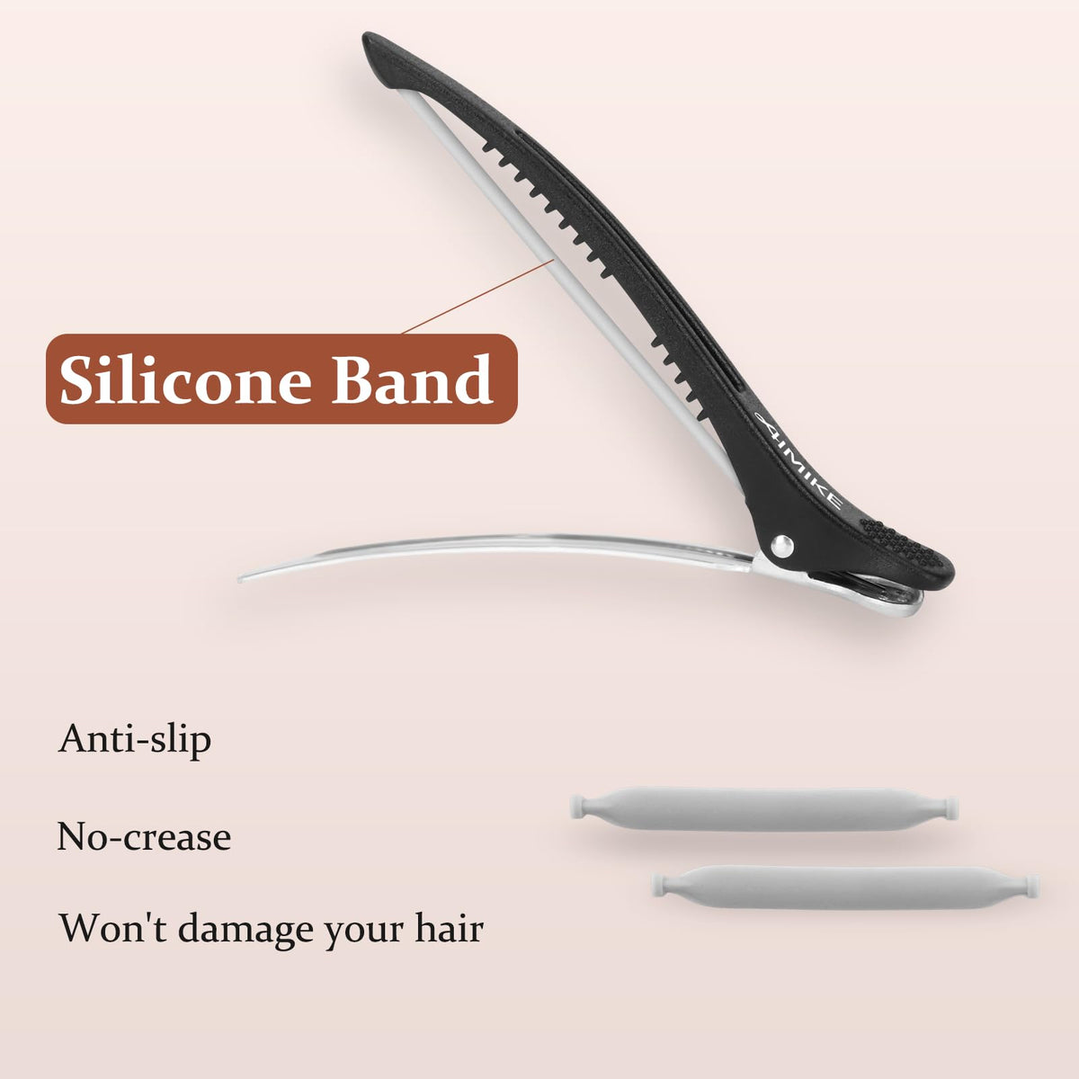 Utilisation des pinces AIMIKE pour sectionner les cheveux
