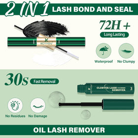 Utilisation des pinces anti-adhésives pour cils KEYYOU