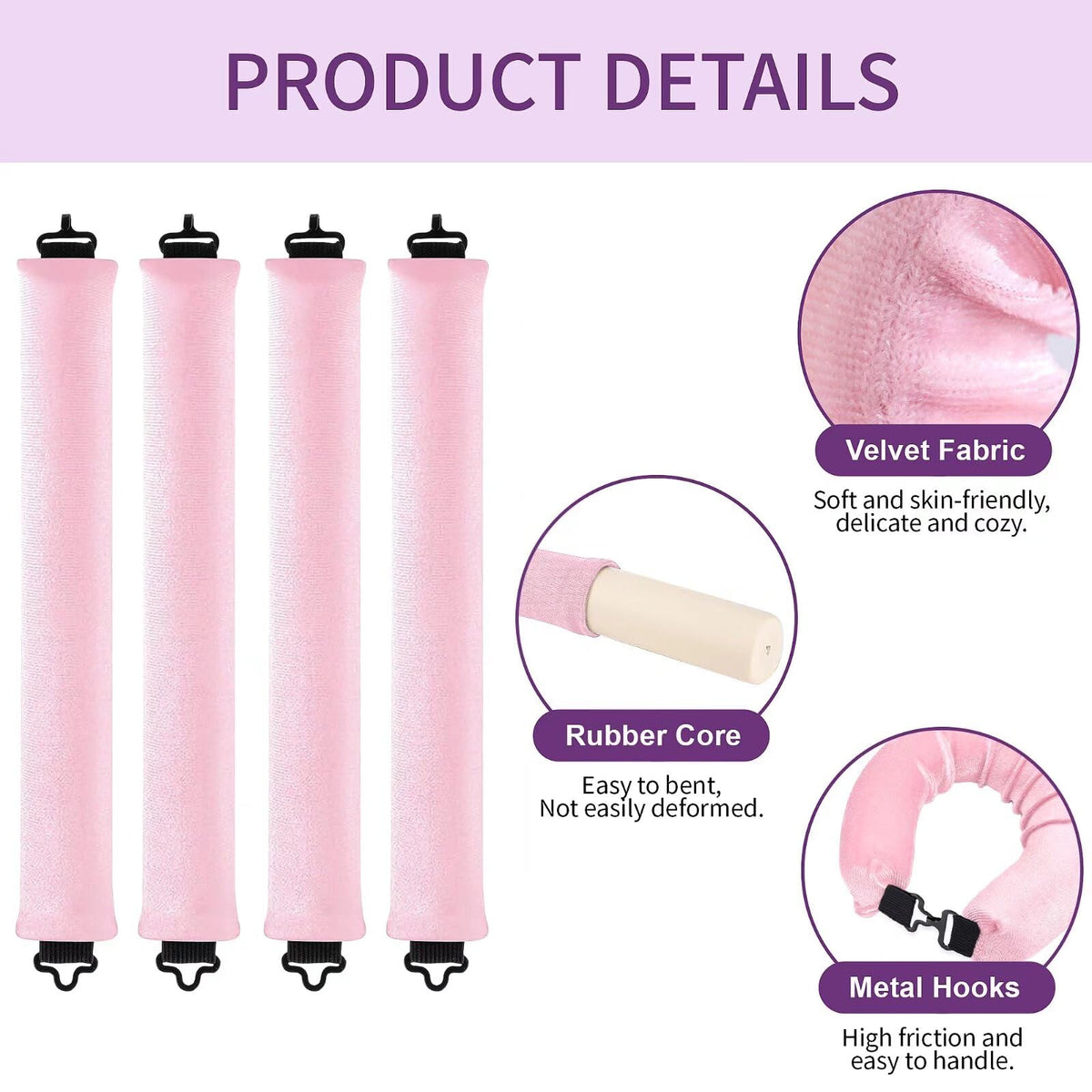 Utilisation des rollers à cheveux Posicurly pendant le sommeil