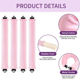 Utilisation des rollers à cheveux Posicurly pendant le sommeil
