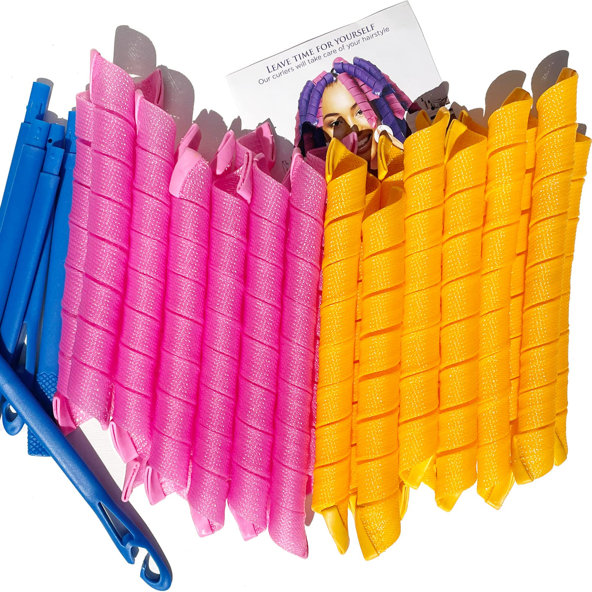 Utilisation des rouleaux à cheveux sans chaleur pendant le sommeil