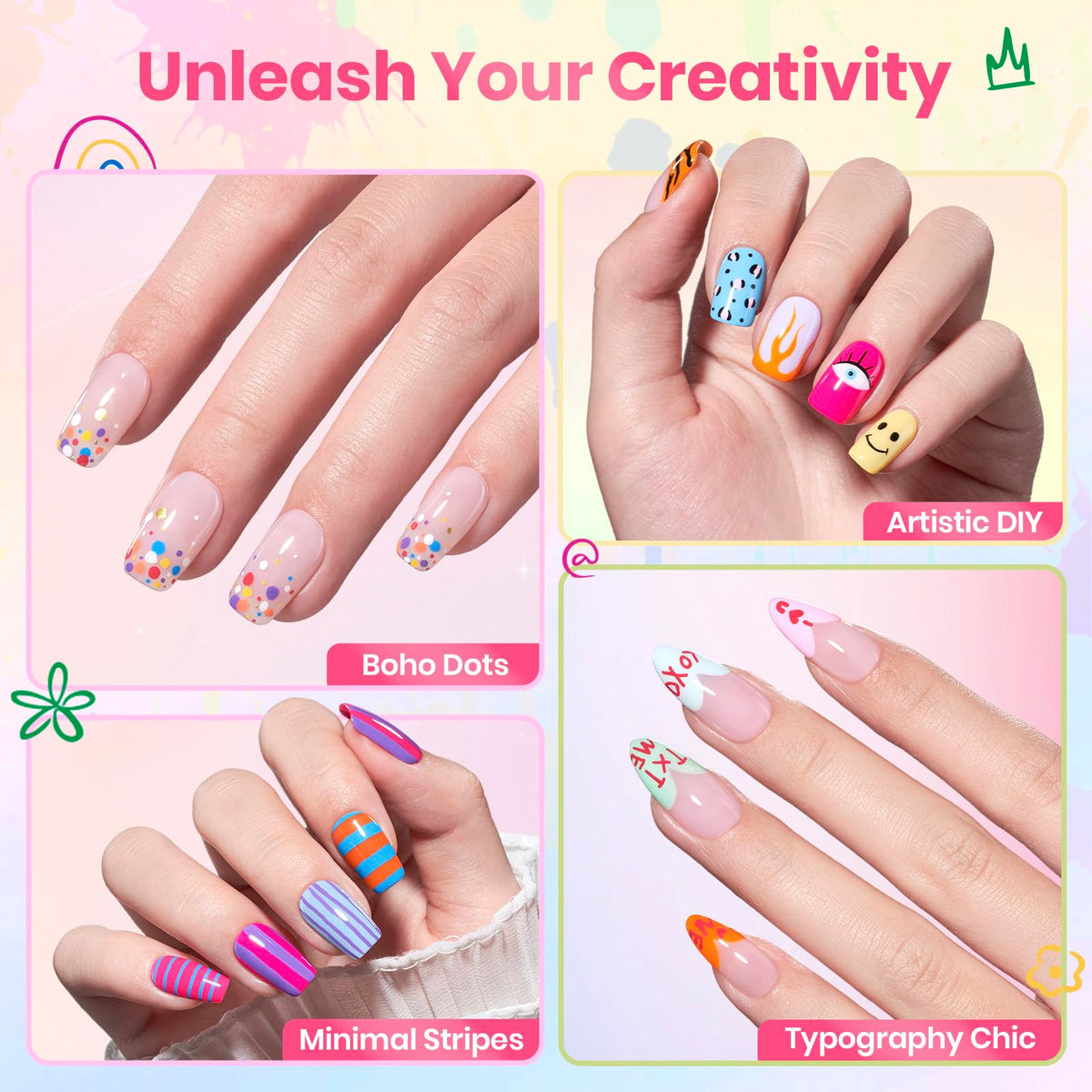 Utilisation des stylos nail art beetles sur un carnet