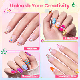 Utilisation des stylos nail art beetles sur un carnet