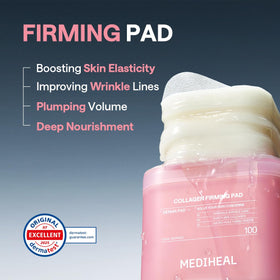 Utilisation des tampons MEDIHEAL sur le visage