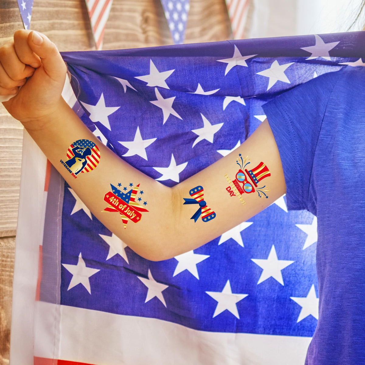 Utilisation des tatouages temporaires JCFIRE lors d'une célébration