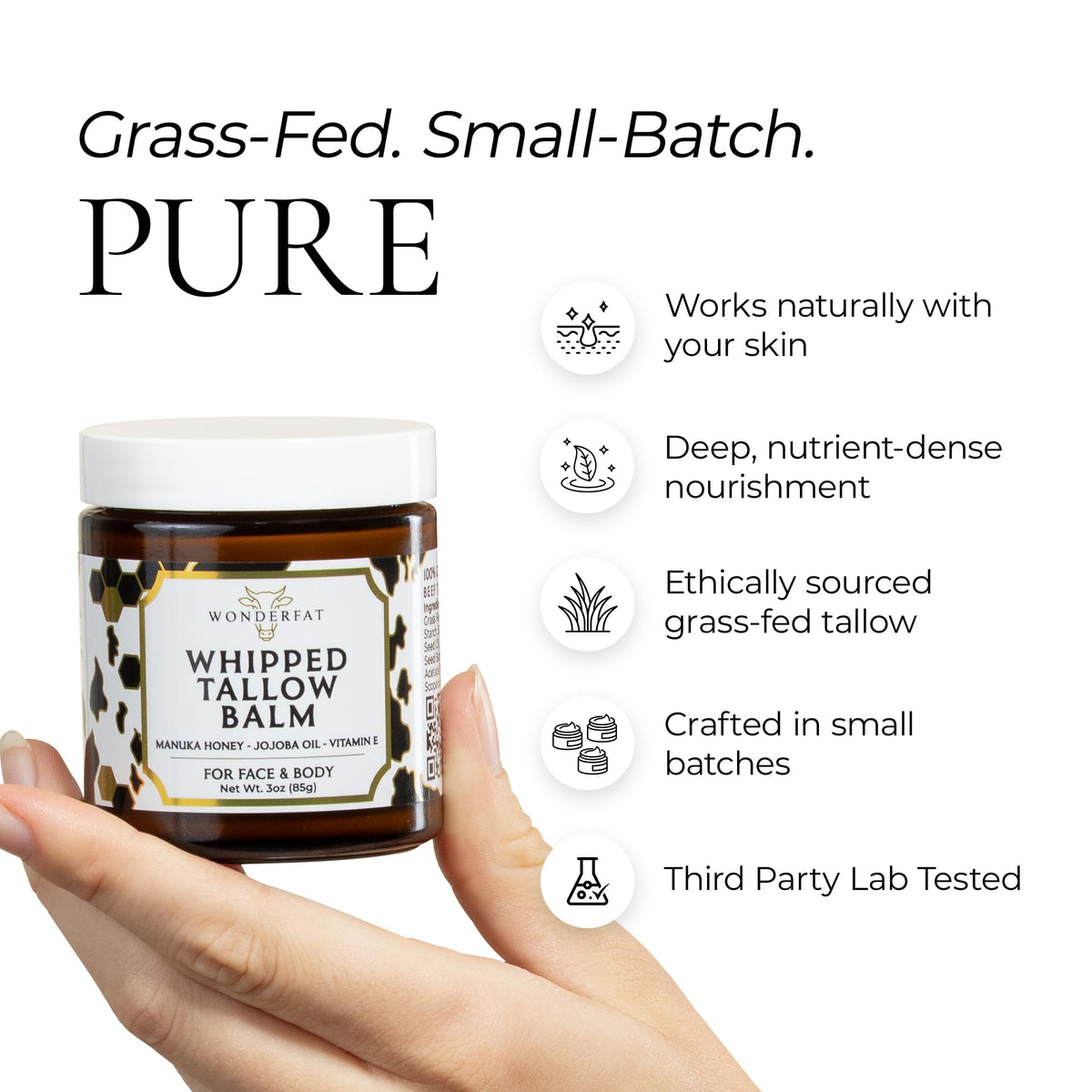 Utilisation du baume fouetté Wonderfat sur le corps