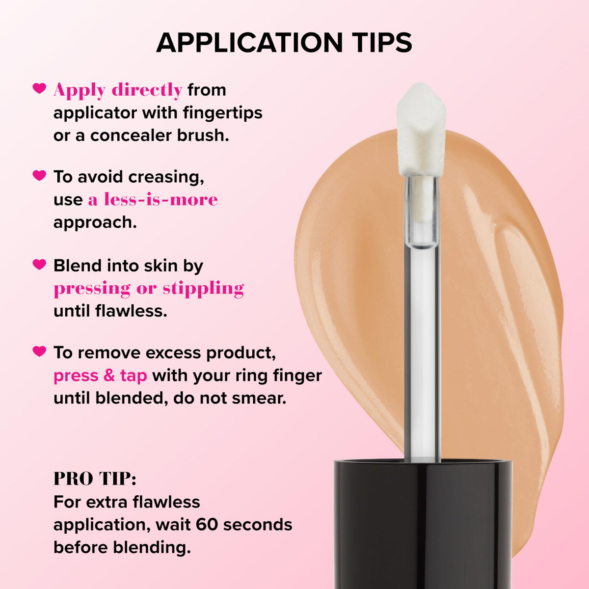 Utilisation du concealer Too Faced Born This Way sur le visage