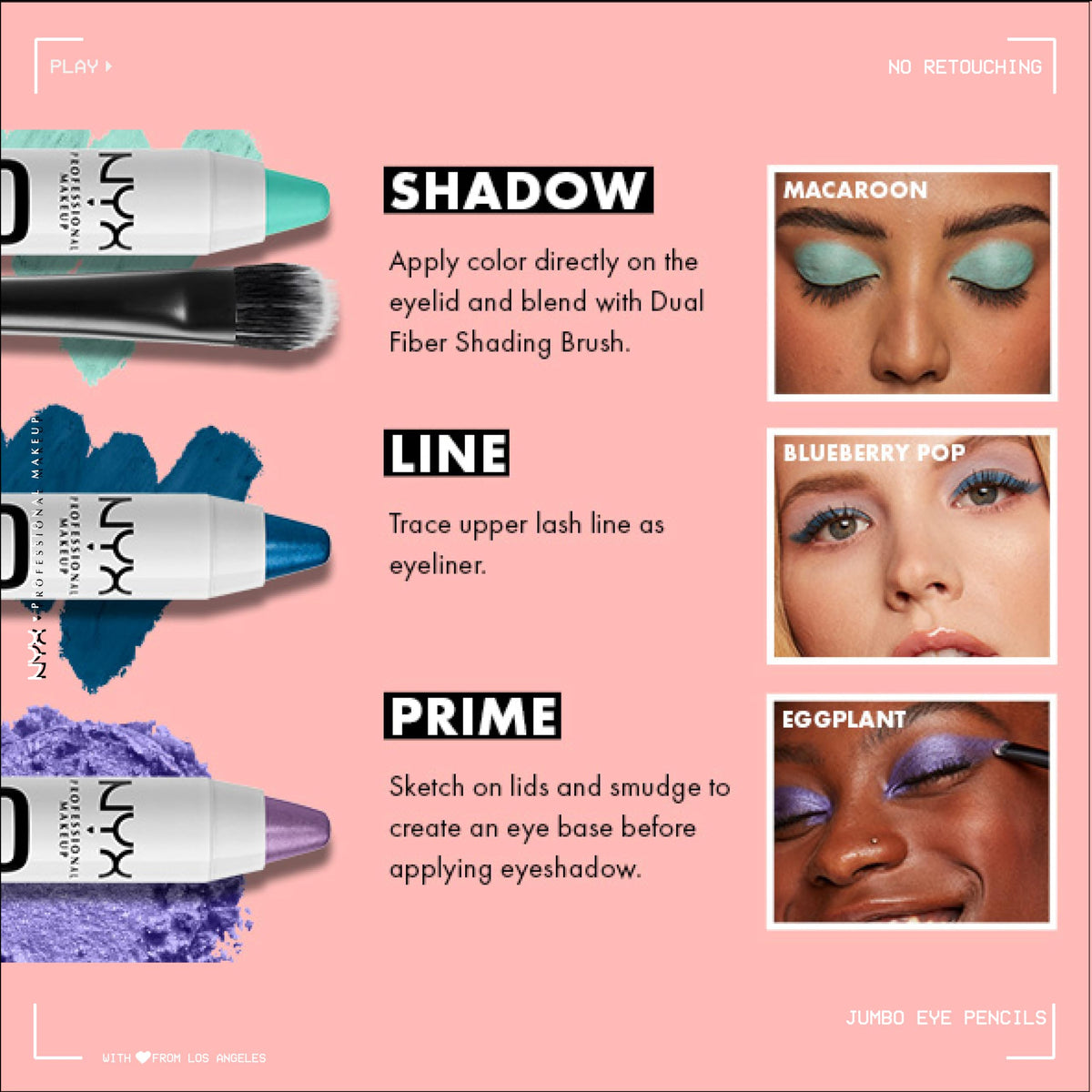 Utilisation du crayon Jumbo Eye Pencil NYX pour un look d'eyeliner
