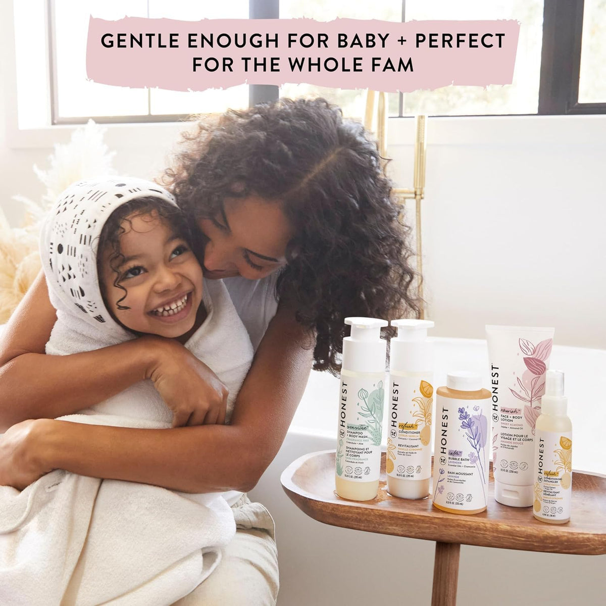Utilisation du Démêlant Capillaire The Honest Company sur cheveux
