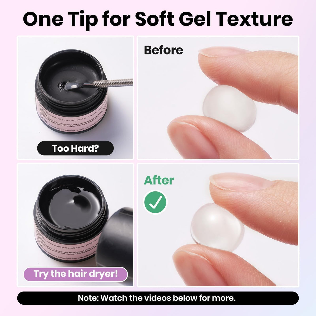 Utilisation du gel à ongles 3D Beetles avec lampe UV LED