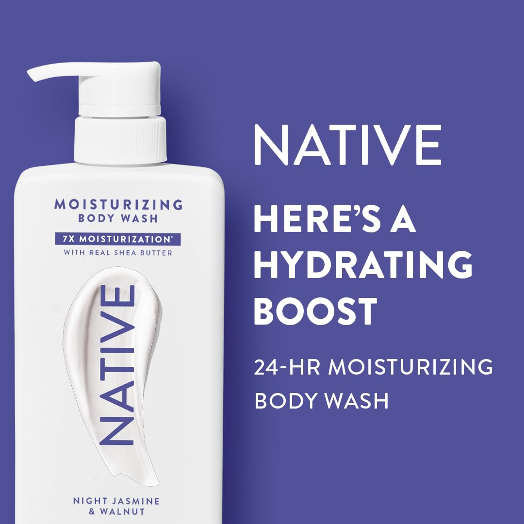 Utilisation du gel douche Native dans une douche