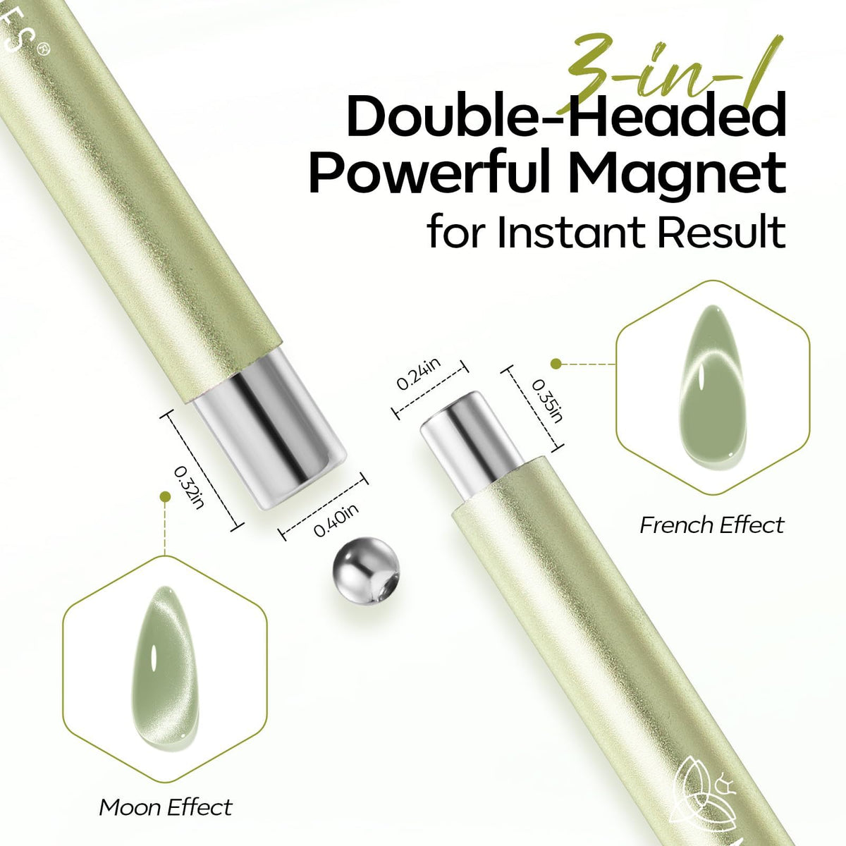 Utilisation du kit de magnétisme sur des ongles