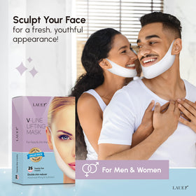 Utilisation du masque V Line Lifting LAUER COSMETIC, étape de soin