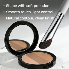 Utilisation du pinceau angulé ALBEAUT pour le contour du nez