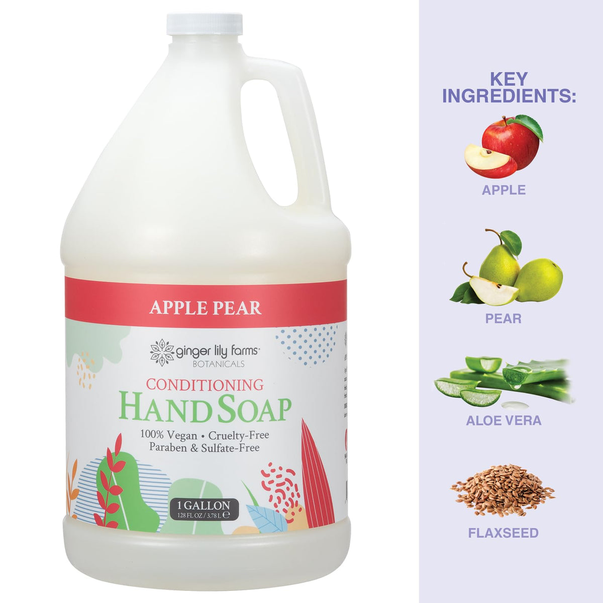 Utilisation du savon liquide pour les mains Ginger Lily Farms