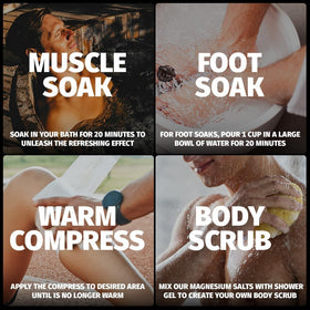 Utilisation du sel de bain Coach Soak dans une baignoire