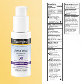 Utilisation du sérum solaire Neutrogena avant le maquillage