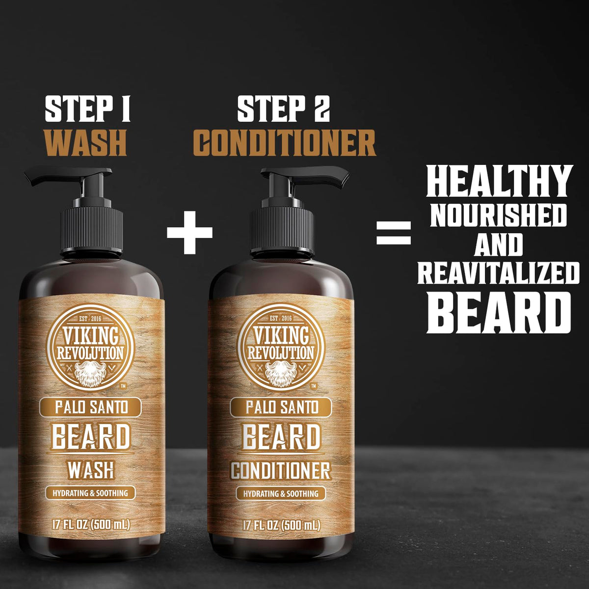 Utilisation du set de barbe Viking Revolution dans une salle de bain