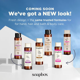 Utilisation du shampooing et après-shampooing Soapbox dans un environnement de salle de bain