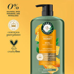 Utilisation du shampooing Herbal Essences sur cheveux mouillés