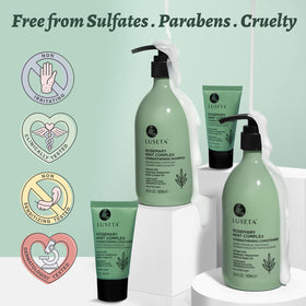 Utilisation du shampooing L LUSETA avec mousse