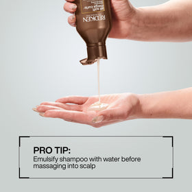Utilisation du shampooing Redken All Soft Mega Curls sur cheveux