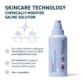 Utilisation du spray Hypochloreux Prequel sur le visage