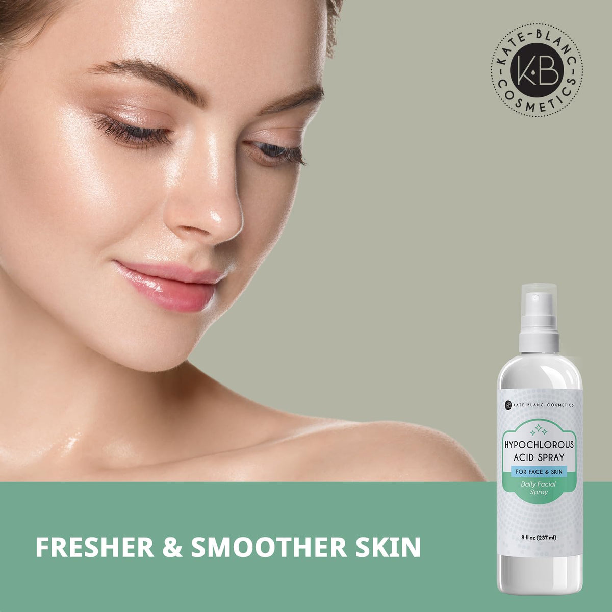 Utilisation du spray hypochloreux sur le visage après le sport