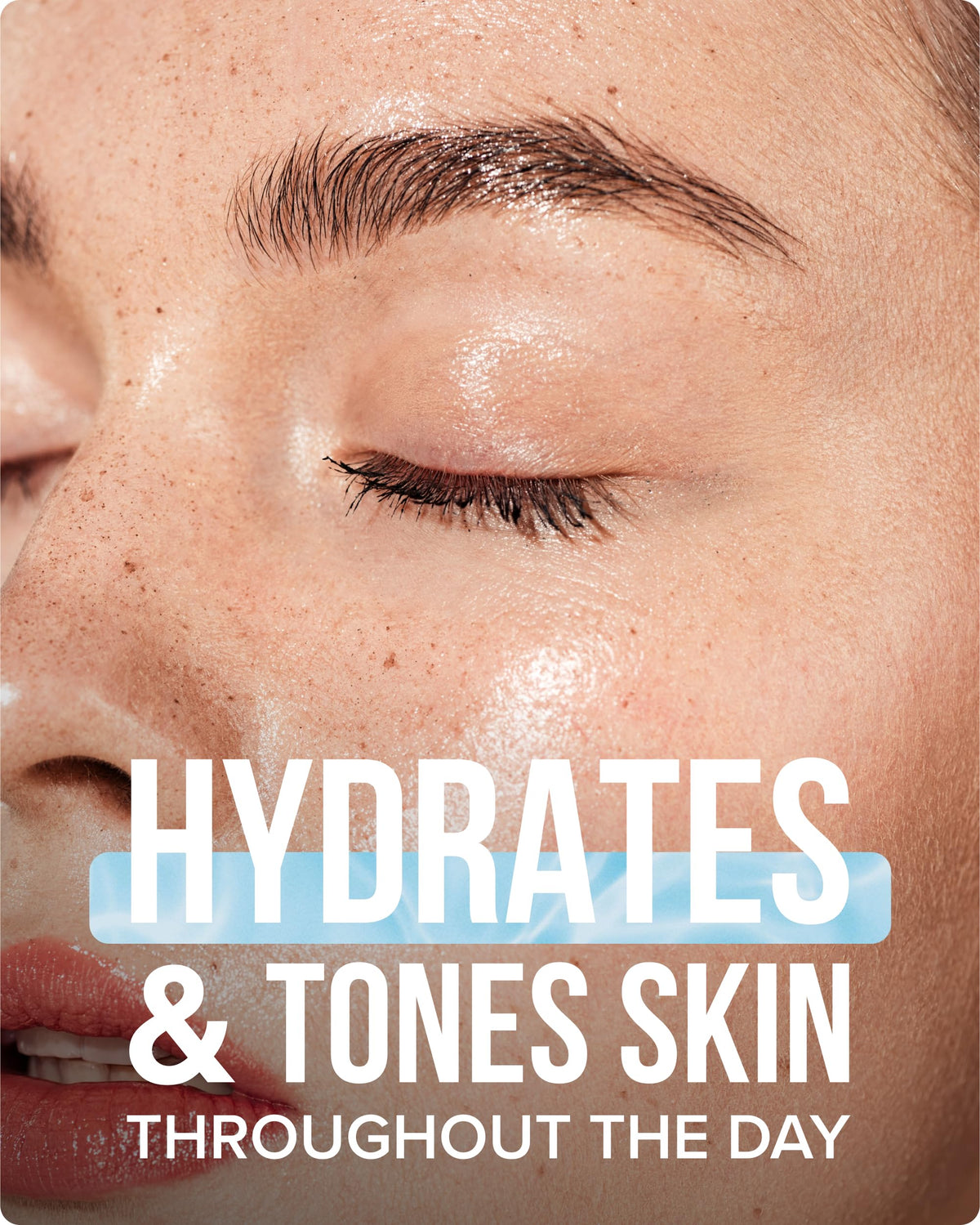 Utilisation du spray visage Évian en extérieur