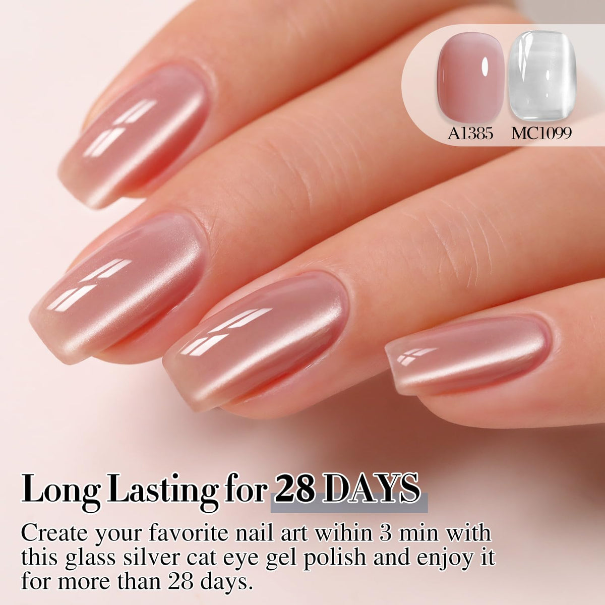 Utilisation du vernis gel Cat Eye pour nail art