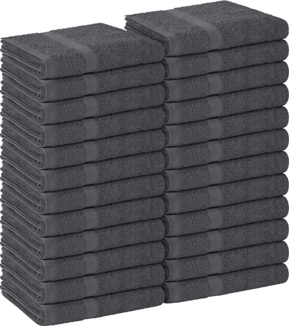Utopia Towels serviettes de salon grises pack de 24
