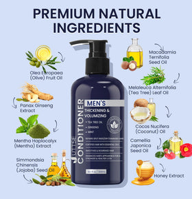 Uttse après-shampoing biotine 10,1 fl oz arrière