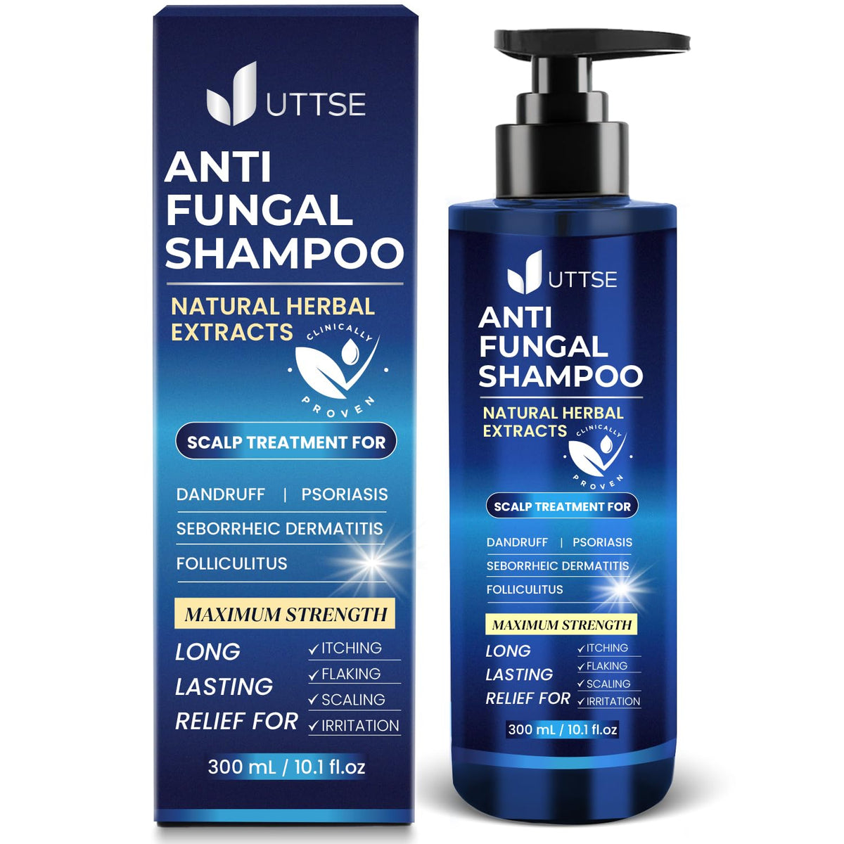 Uttse Shampoo Anti-Fongique 300 mL - vue avant