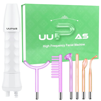 UUPAS Appareil de Haute Fréquence avec 6 tubes en verre